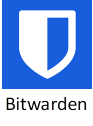 A picture containing logo, symbol, electric blue, graphics

Description automatically generated,Bitwarden